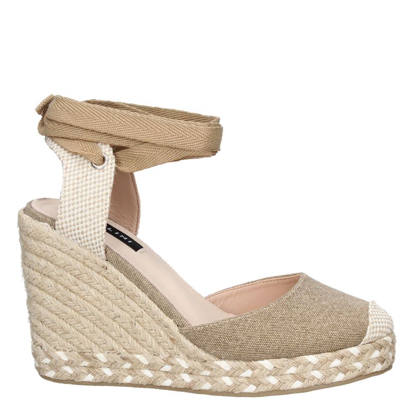 POLLINI - Alpargata Casual Mujer Beige Pollini