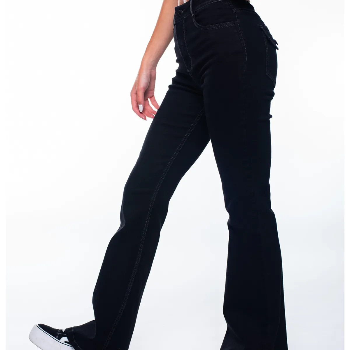 EFESIS - Jeans Flare Tiro Medio Mujer Efesis