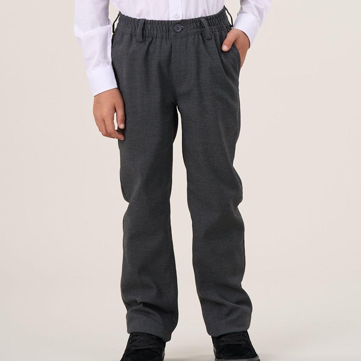 POLEMIC - Pantalón escolar pretina elasticada slim Fit CP1119 - Polemic