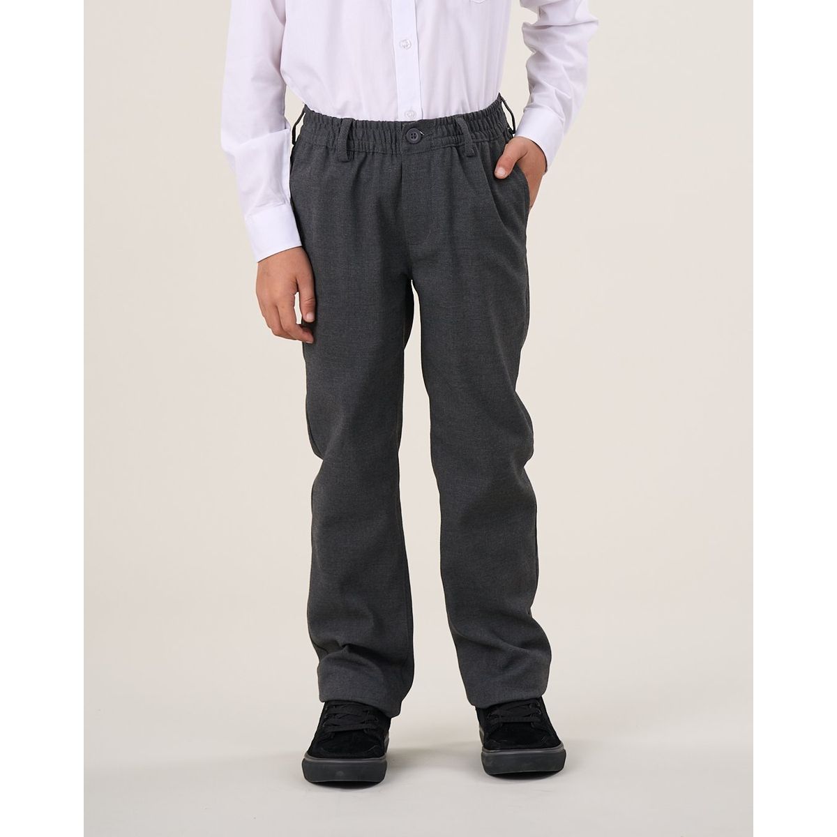 POLEMIC - Pantalón escolar pretina elasticada slim Fit CP1119 - Polemic