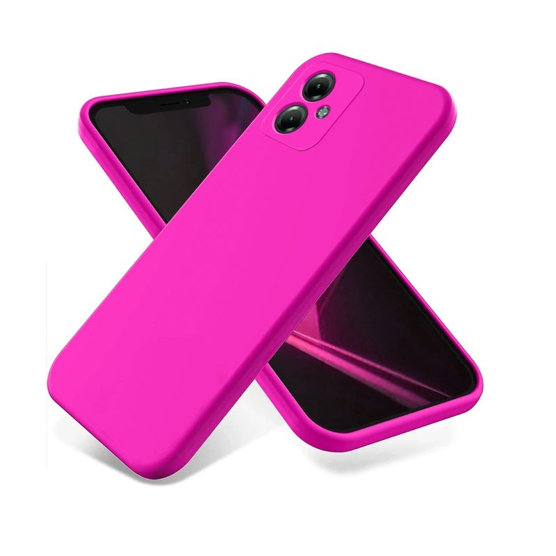 JOIGO - Carcasa Para Motorola G54 Goma Fucsia