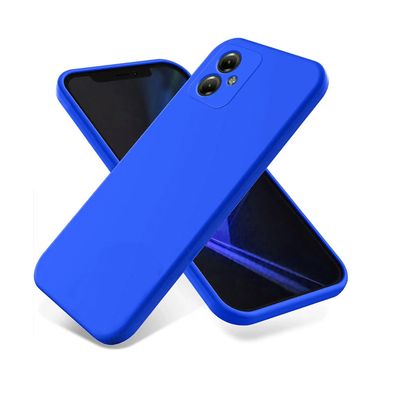 Joigo Carcasa Para Motorola G54 Goma Azul.