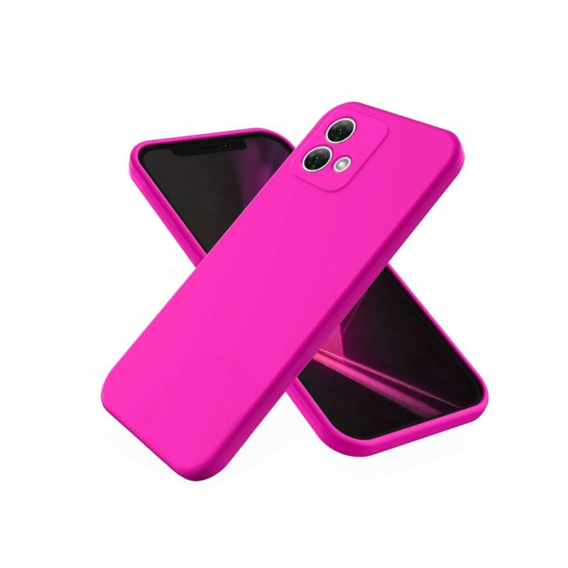 JOIGO - Carcasa Funda Para Motorola G84 Goma Fucsia