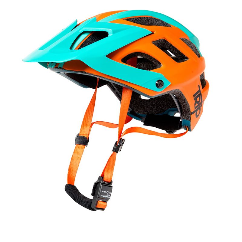 TRIP - CASCO TRIP ENDURO ORANGE BLUE - TALLA S-M