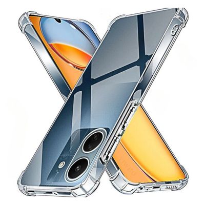 Imagen 2 del producto Carcasas Funda Transparente Para Redmi 13C MAS Vidrio Templado