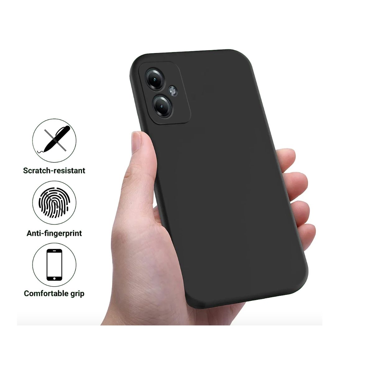 JOIGO - Carcasa Para Motorola G54 Goma Lila