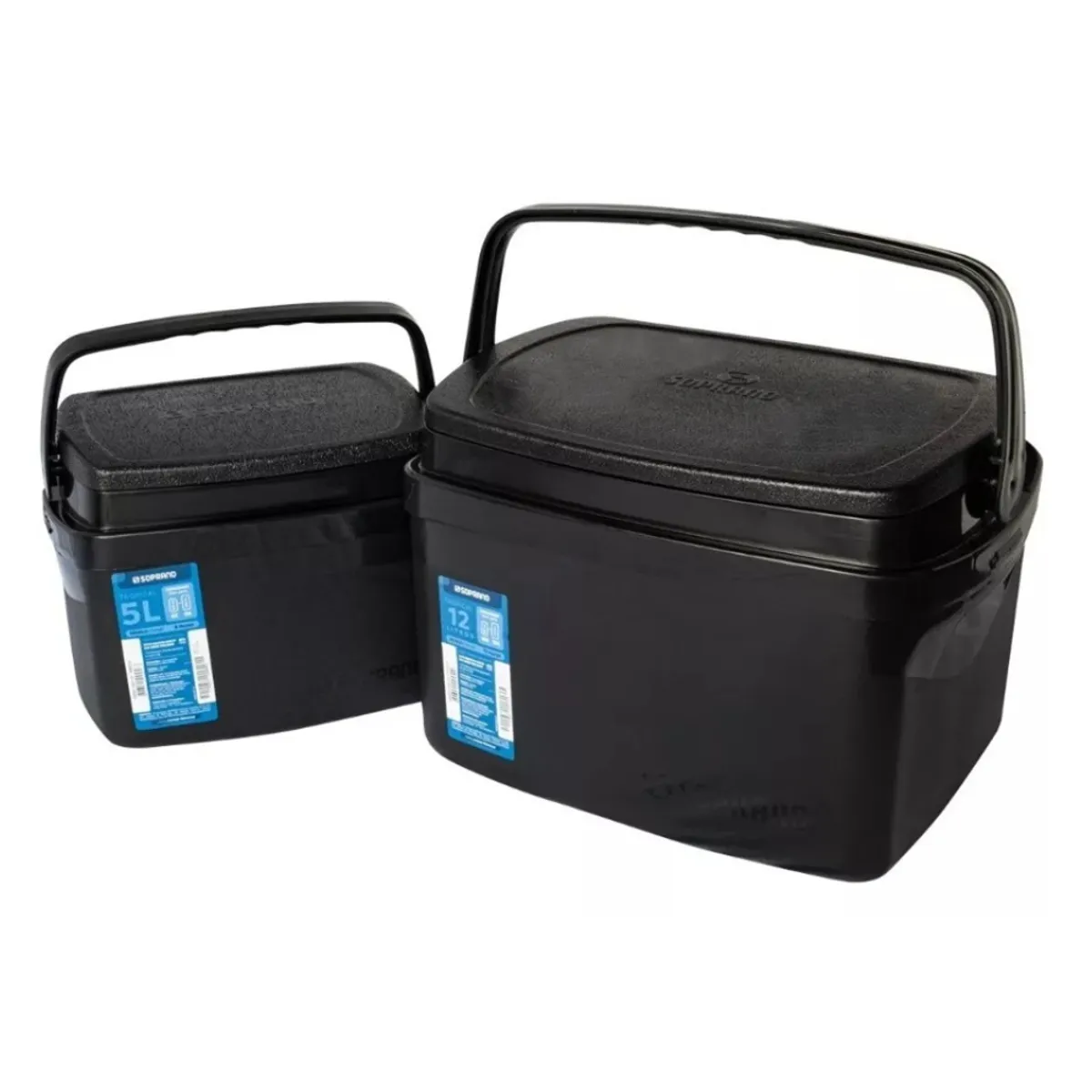 KIDSCOOL - SET 2 COOLER NEGRO 12L Y 5L - KIDSCOOL - 5052.03