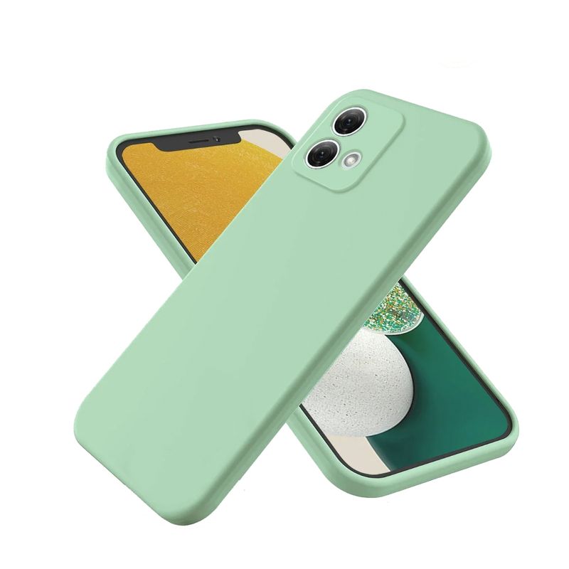 JOIGO - Carcasa Funda Para Motorola G84 Goma Turquesa