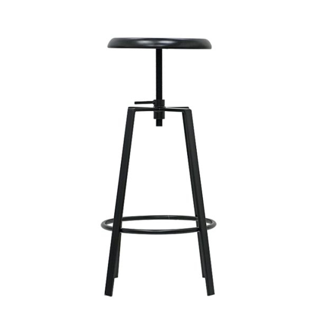 MSA MUEBLES SANTA ANA - Taburete Premium Black (53 x 53 x 65 cm)