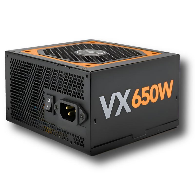 NOX - Fuente de Poder Gamer Nox Urano VX 650W 80 PLUS + BRONZE - Negro
