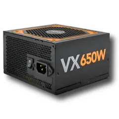 NOX - Fuente de Poder Gamer Urano VX 650W 80 PLUS + BRONZE - Negro