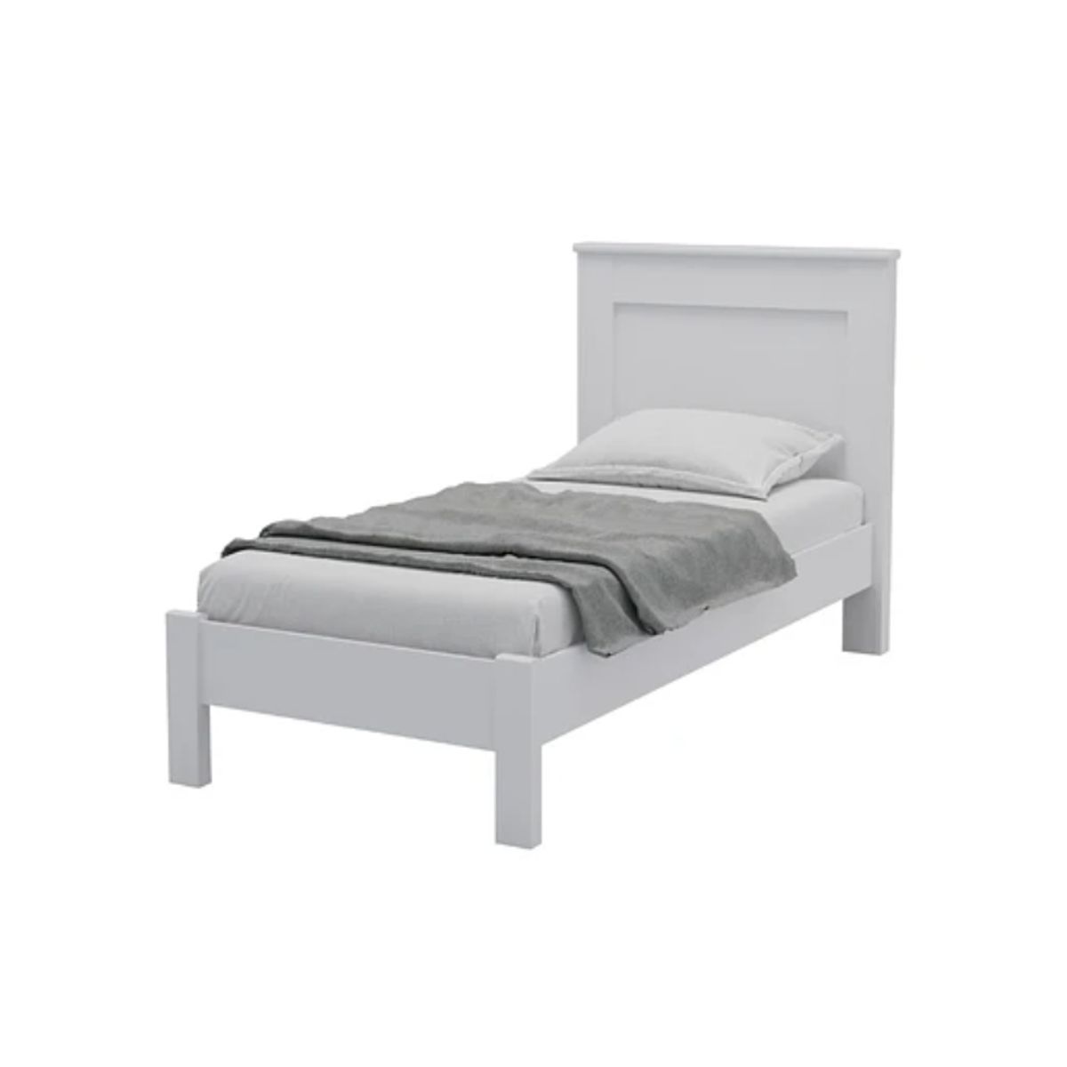 BE DESIGN - CAMA MUNIQUE 1 PLAZA 0.90X1.90 BLANCO - BE DESIGN - 5862
