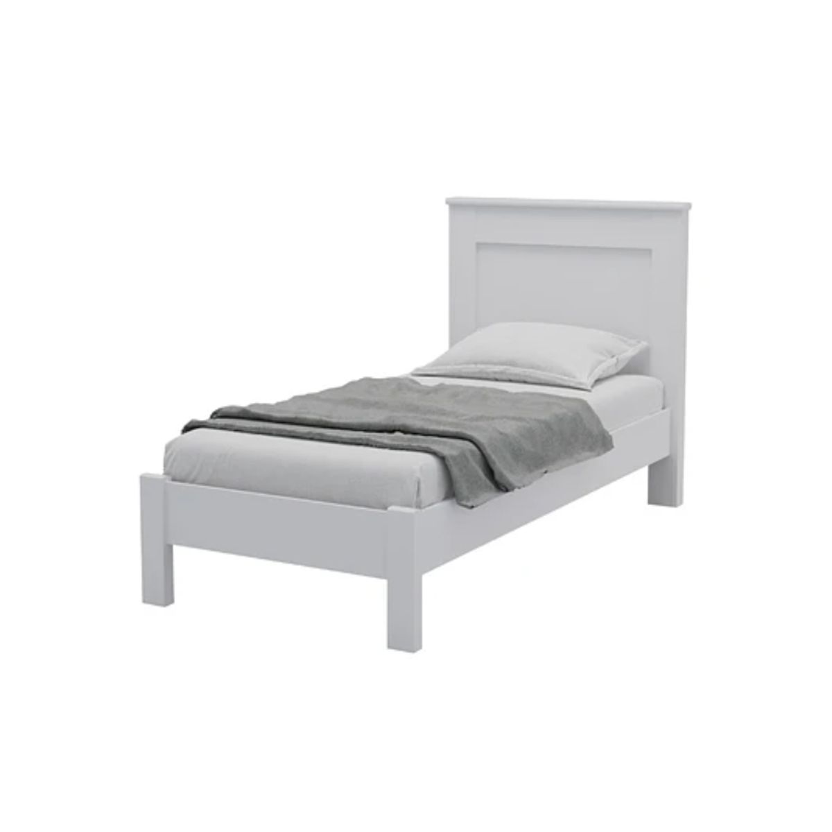 BE DESIGN - CAMA MUNIQUE 1 PLAZA 0.90X1.90 BLANCO - BE DESIGN - 5862