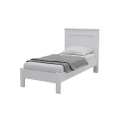 BE DESIGN - CAMA MUNIQUE 1 PLAZA 0.90X1.90 BLANCO - - 5862