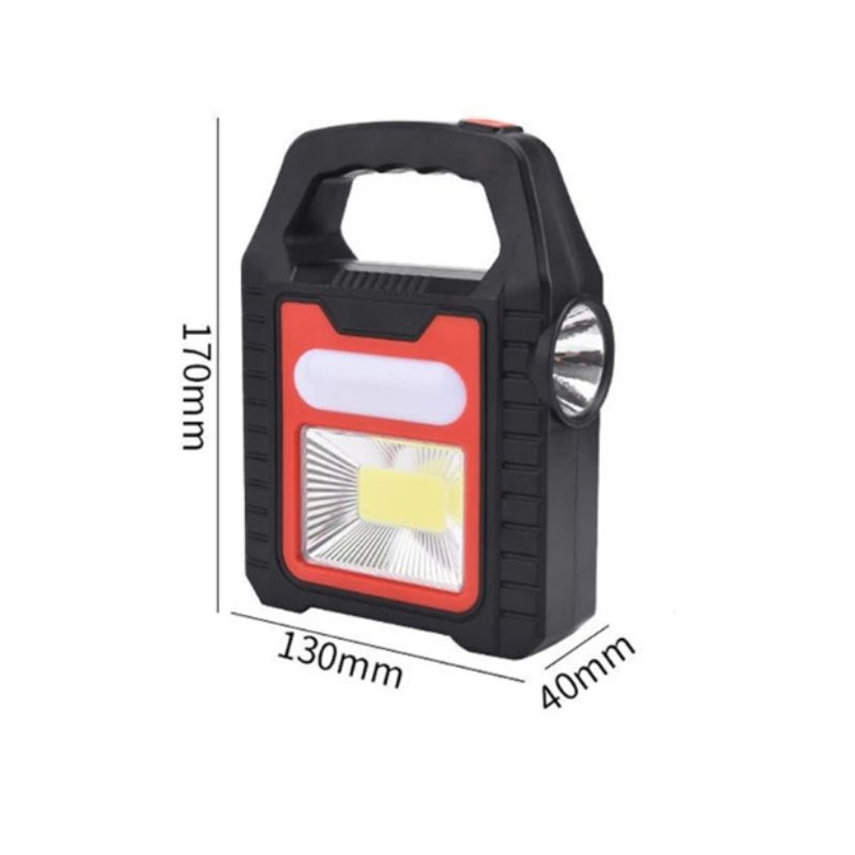 GENERICO - Linterna Portátil Con Carga Solar USB Impermeable