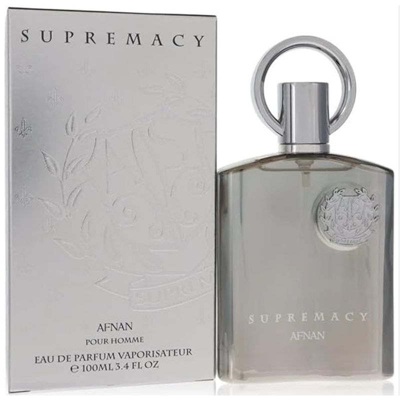 AFNAN - Supremacy Silver Homme EDP 100 ML for Men  Afnan.