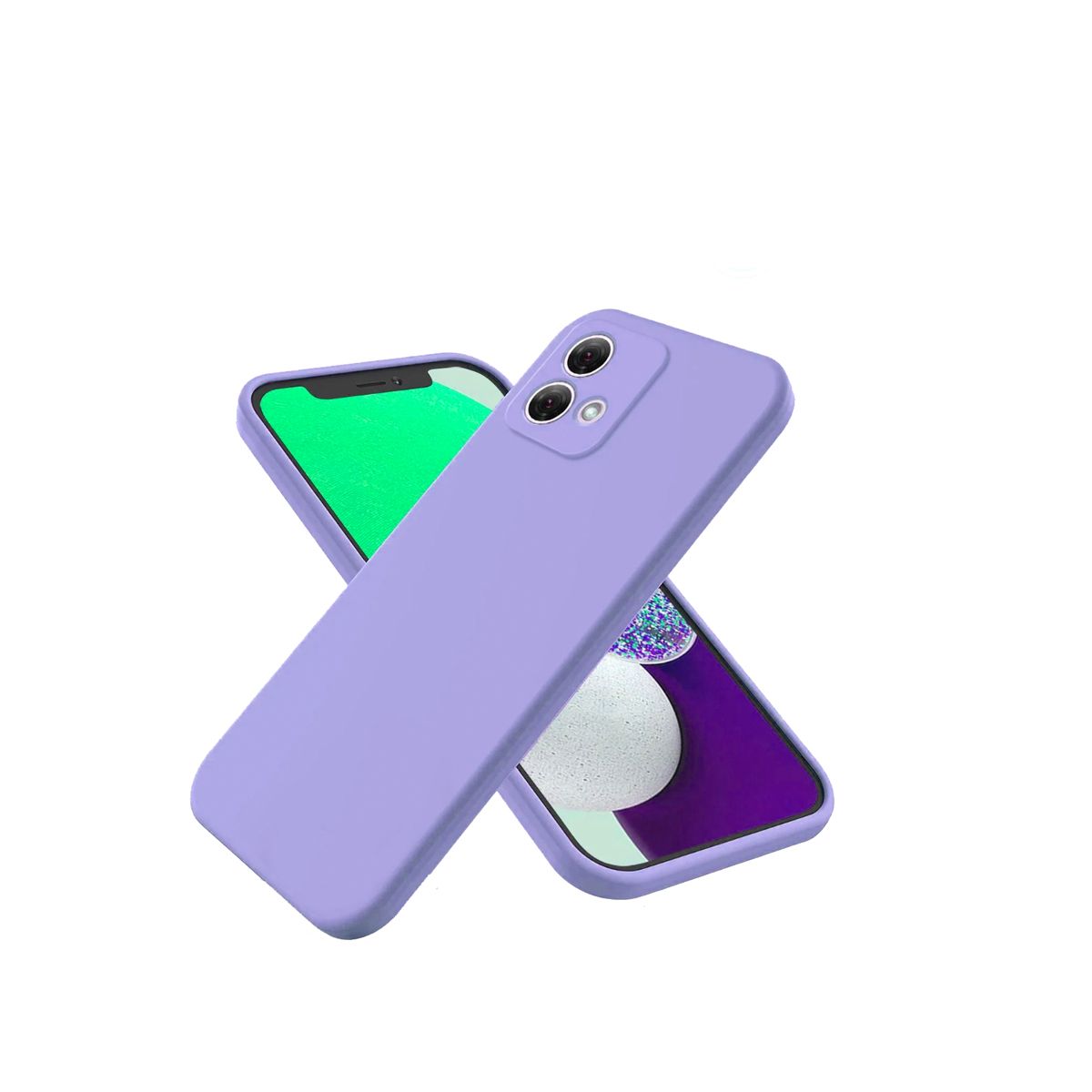 JOIGO - Carcasa Funda Para Motorola G84 Goma Lila.