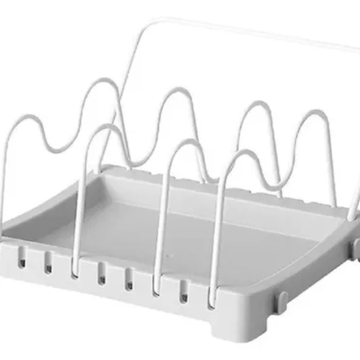 OEM - Organizador Sartén Y Tapas Estante Cocina Extensible Multiuso