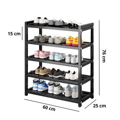 Imagen 2 del producto Zapatero 5 Niveles Mueble Organizador Almacenamiento Ropa