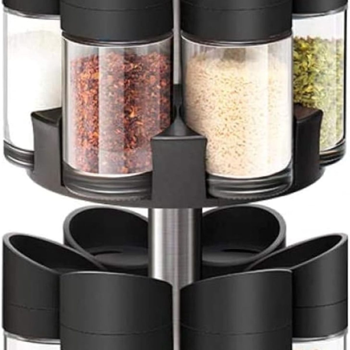 OEM - Set De 12 Epecieros Condimentos Con Base Giratoria