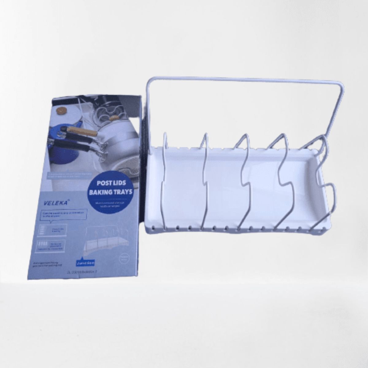 OEM - Organizador Sartén Y Tapas Estante Cocina Extensible Multiuso