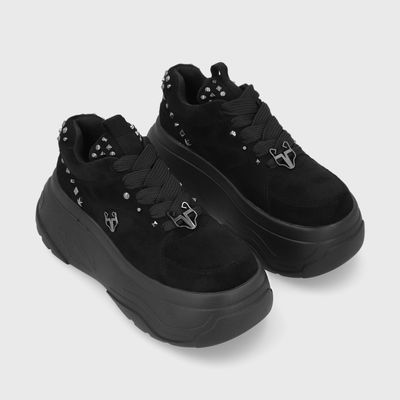 Imagen 2 del producto Zapatilla Mujer Plataforma Negra 43062