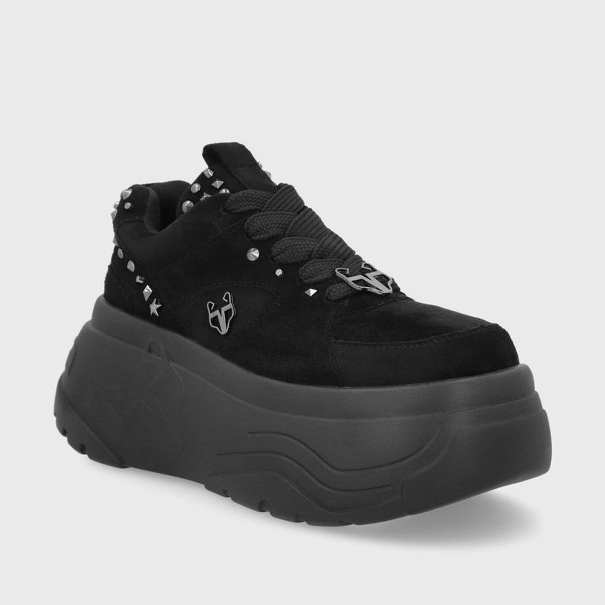 GOTTA - Zapatilla Plataforma Negra Mujer 43062