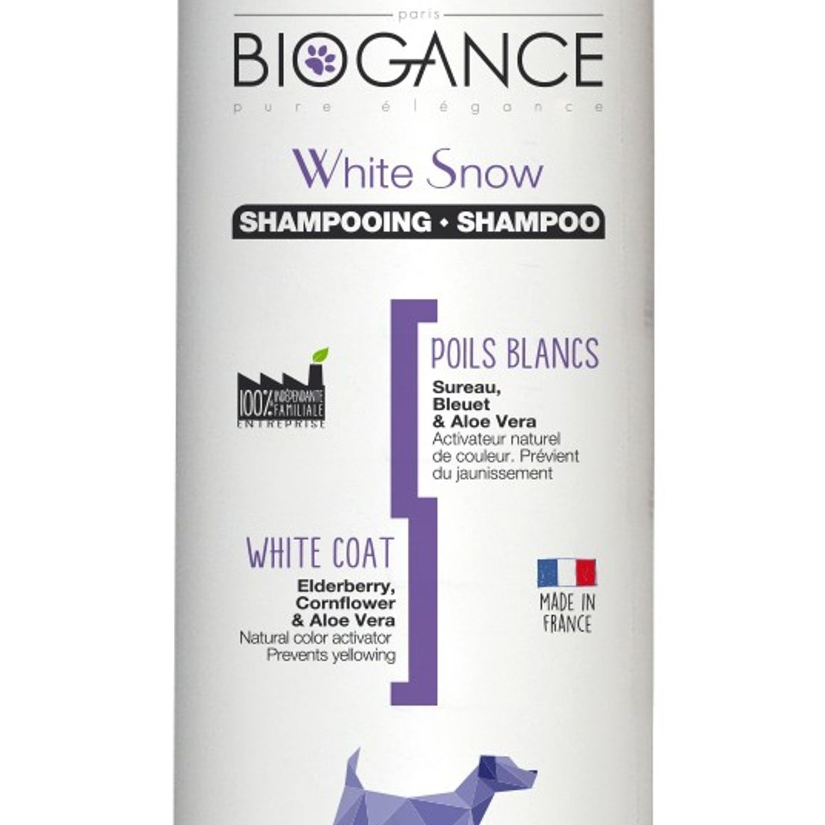 BIOGANCE - Shampoo White Snow (Mantos blancos) 1 Litro, Biogance.