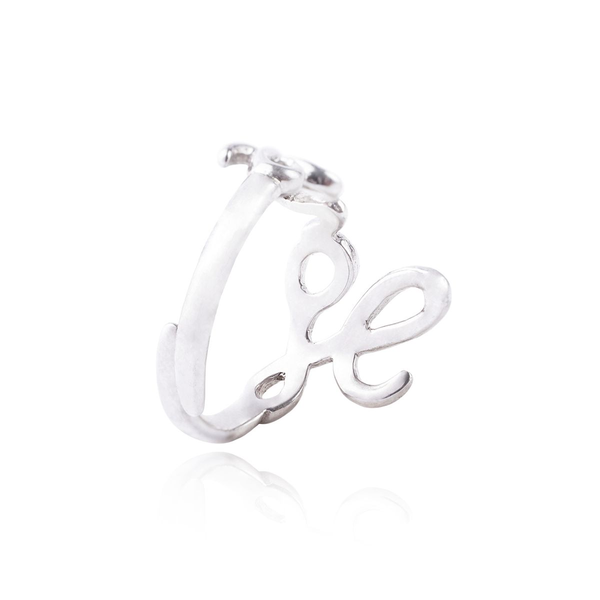 JB JOYAS BARON - Anillo de Plata Esterlina 925 Love 33