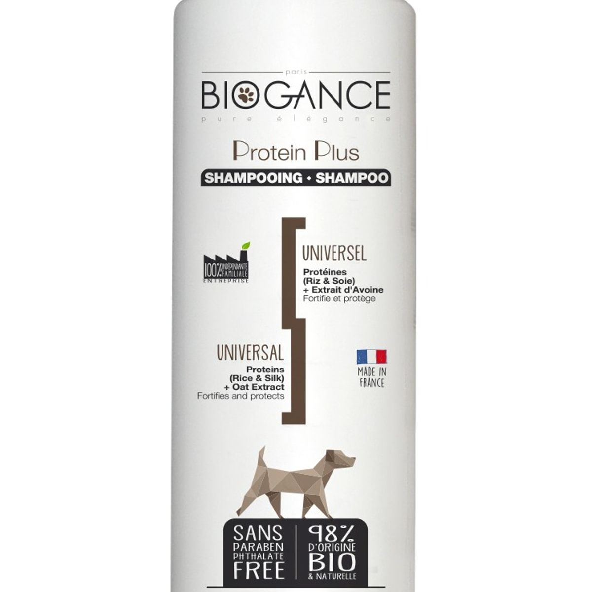 BIOGANCE - Shampoo Protein Plus (Shampoo universal) 1 Litro, Biogance.