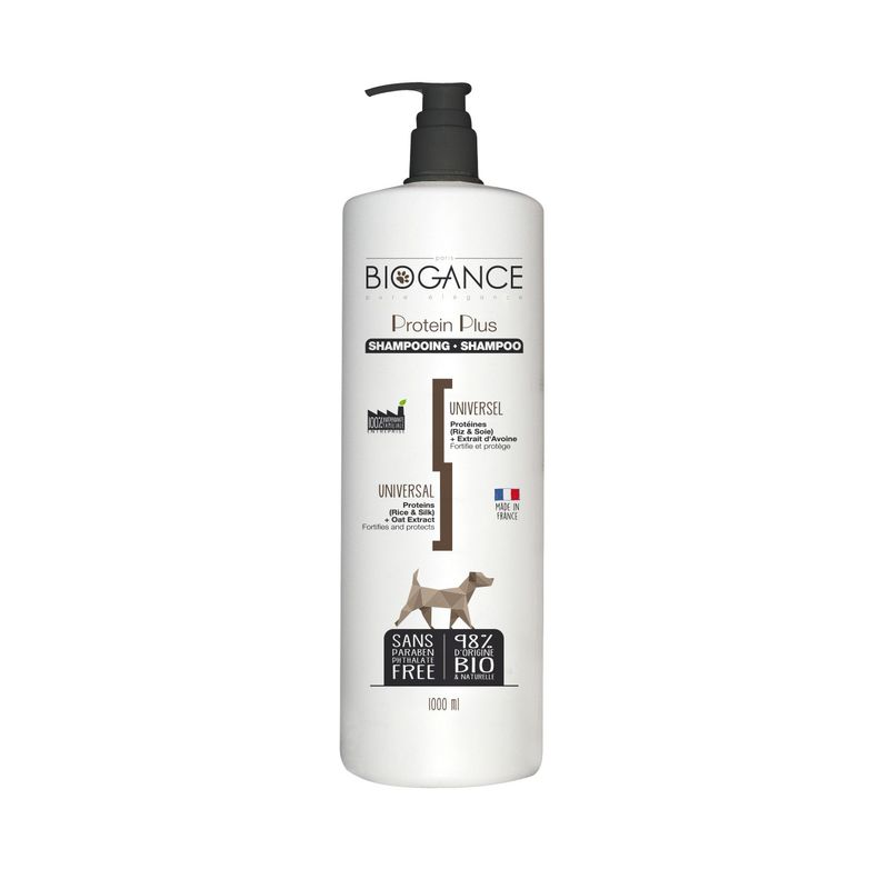 BIOGANCE - Shampoo Protein Plus (Shampoo universal) 1 Litro, Biogance.