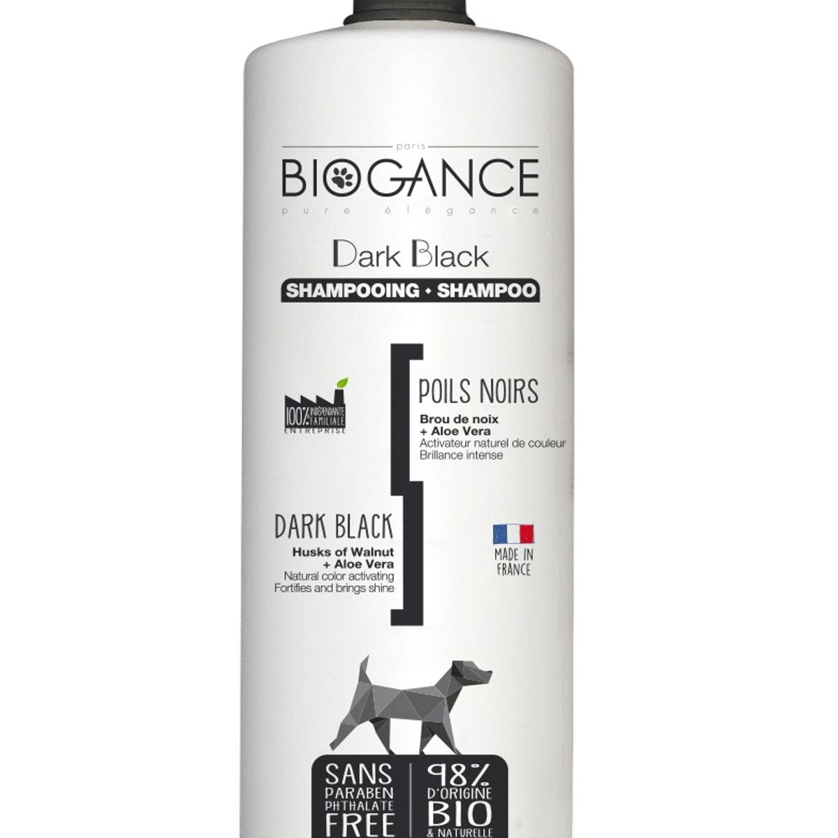 BIOGANCE - Shampoo Dark Black (Mantos negros) 1 Litro, Biogance.