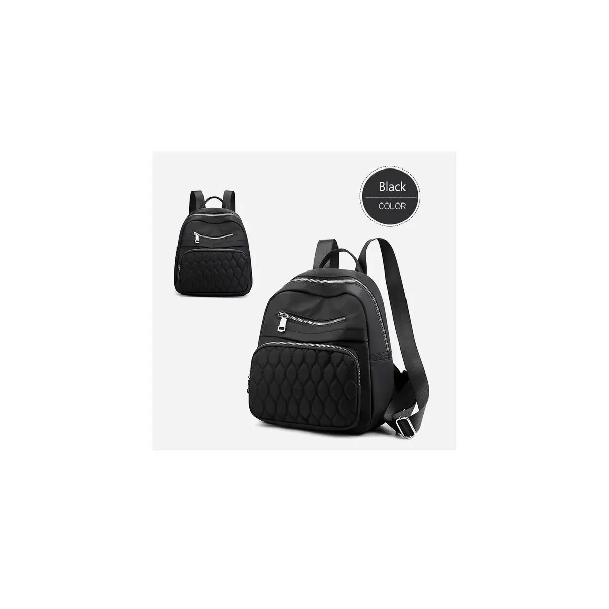 GENERICO - Bolso Mochila Mujer Moda Moow Negro
