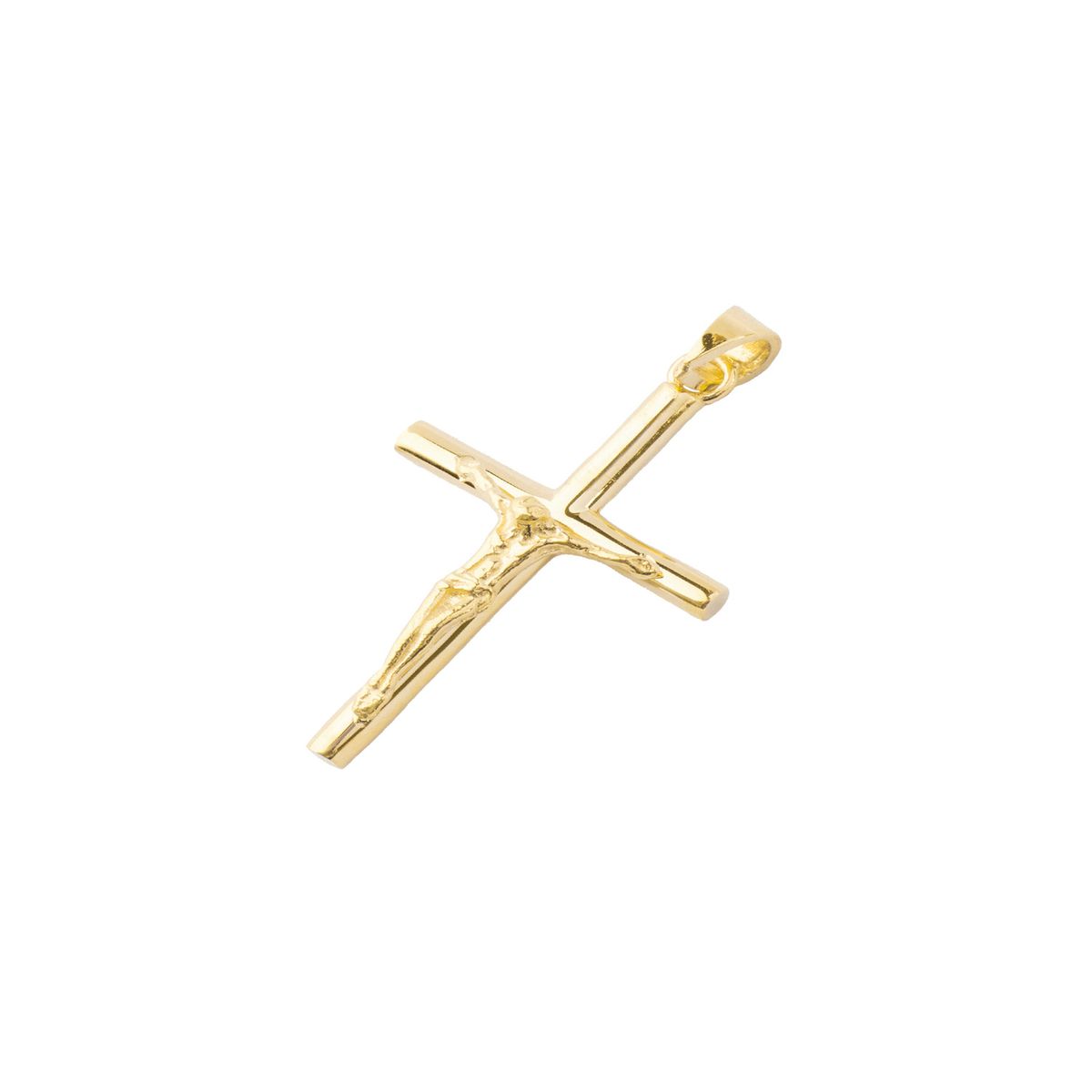JB JOYAS BARON - Colgante de Oro 18kt Cruz con Cristo