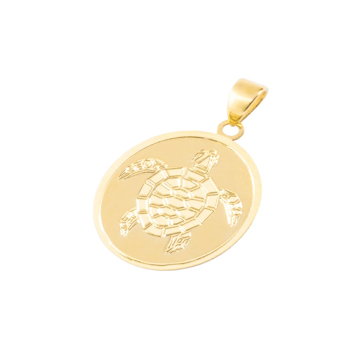 JB JOYAS BARON - Colgante de Oro 18kt Placa Tortuga de mar