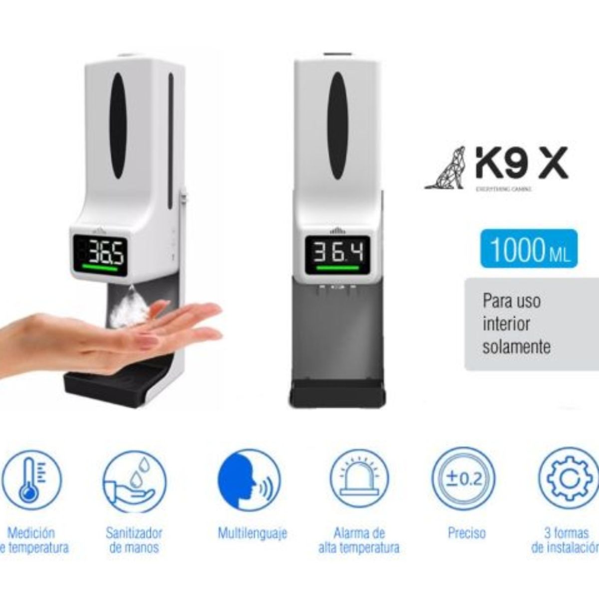 OEM - Dispensador con Sensor Inteligente y Termómetro K9X