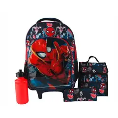 DISNEY - Set de 4 piezas (mochila + estuche + lonchera+ termo)