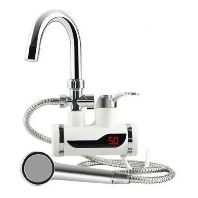GENERICO - Calentador de Agua Instantáneo para Ducha y Grifo