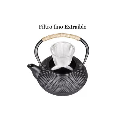 Imagen 2 del producto Tetera Hierro Fundido Japonesa Con Infusor de Acero