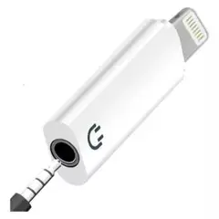 GENERICO - Adaptador De Audio Lightning A Jack 35mm Para iPhone
