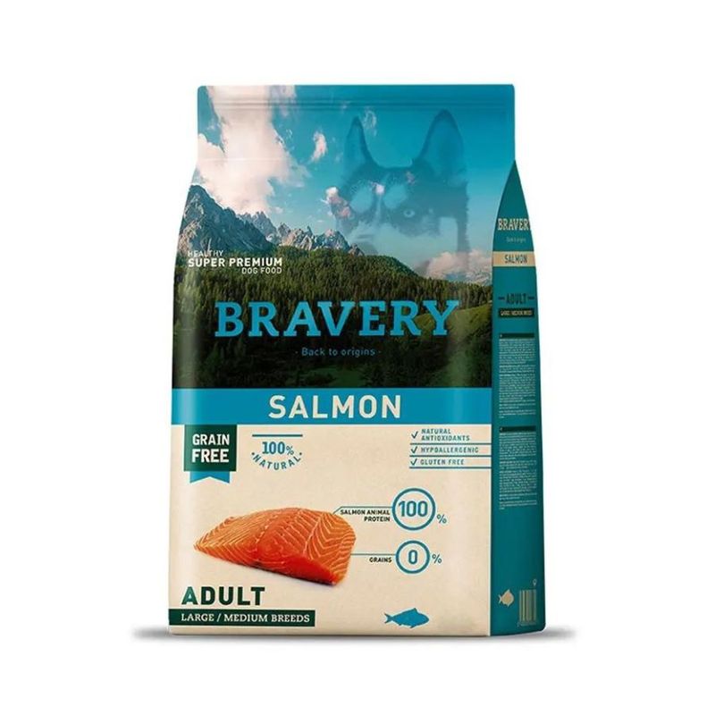 BRAVERY - Bravery Salmón Adulto Raza Grande 12kg