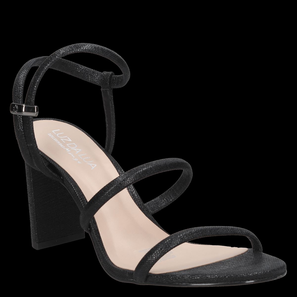 LUZ DA LUA - Sandalia Casual Mujer Negro Luz Da Lua