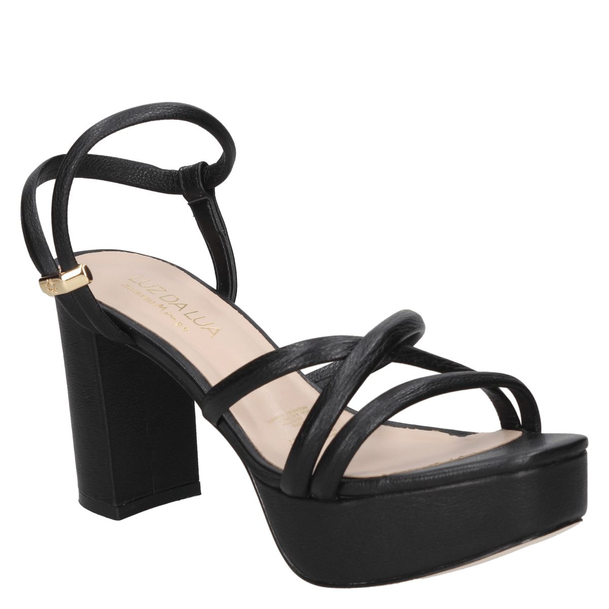 LUZ DA LUA - Sandalia Casual Mujer Negro Luz Da Lua