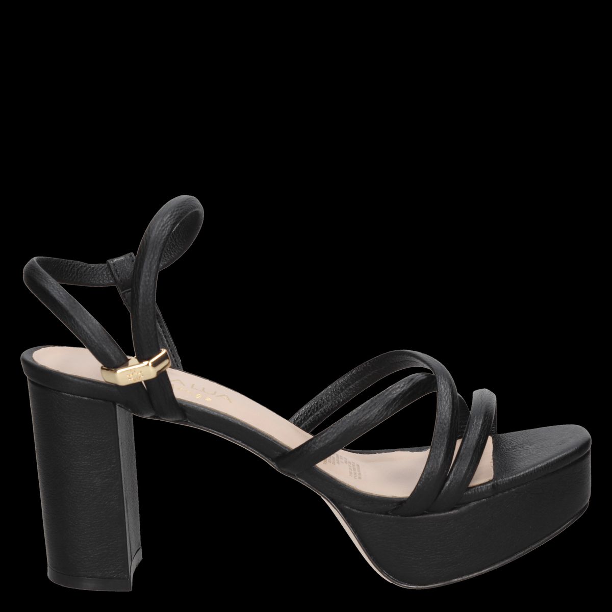 LUZ DA LUA - Sandalia Casual Mujer Negro Luz Da Lua