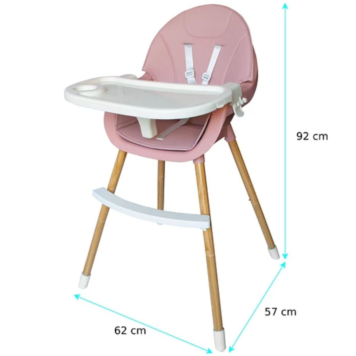 KIDSCOOL - Silla De Comer Niza Rosada
