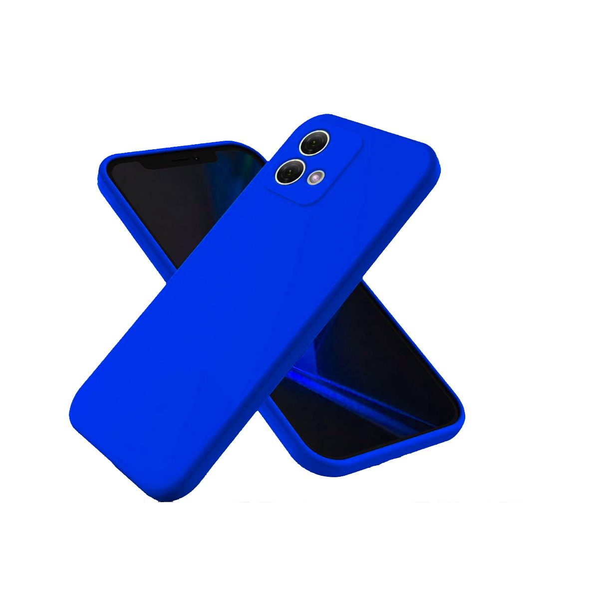 JOIGO - Carcasa Funda Para Motrola Edge 40 Neo Goma Azul.