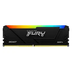 KINGSTON - Memoria RAM Fury Beast RGB DDR4 8GB 3600Mhz Intel XMP AMD - KF436C17BB2A/8