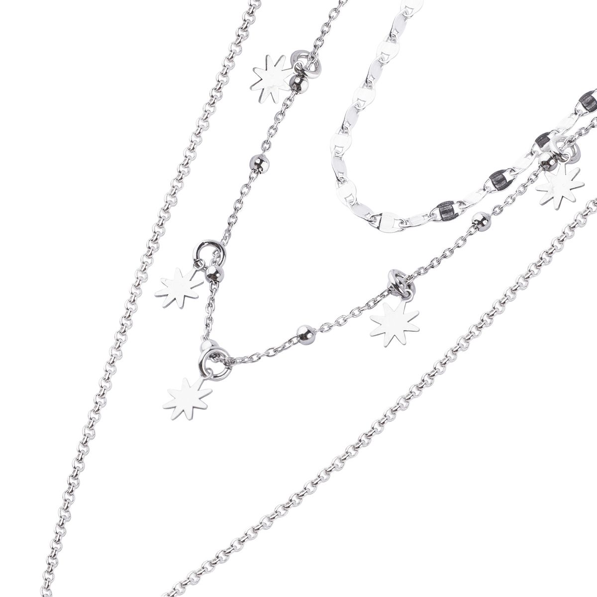 JB JOYAS BARON - Collar de Plata Esterlina 925 Estrella de David