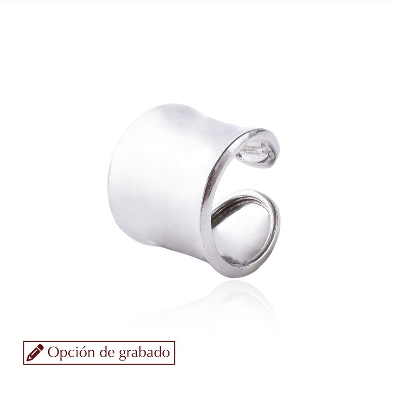 JB JOYAS BARON - Anillo de Plata Esterlina 925 Tubo 21
