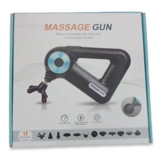 OEM - Triángulo Masajeador Triangulo Pistola Recargable Con Accesorios.-